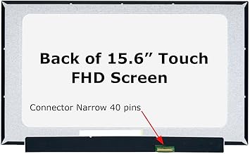 Screen Replacement for BOE NV156FHM-T07 V8.1 Grade A+ (40pin Touch) Matte FHD 1080p IPS 15.6 LED LCD Display with Tools Tape