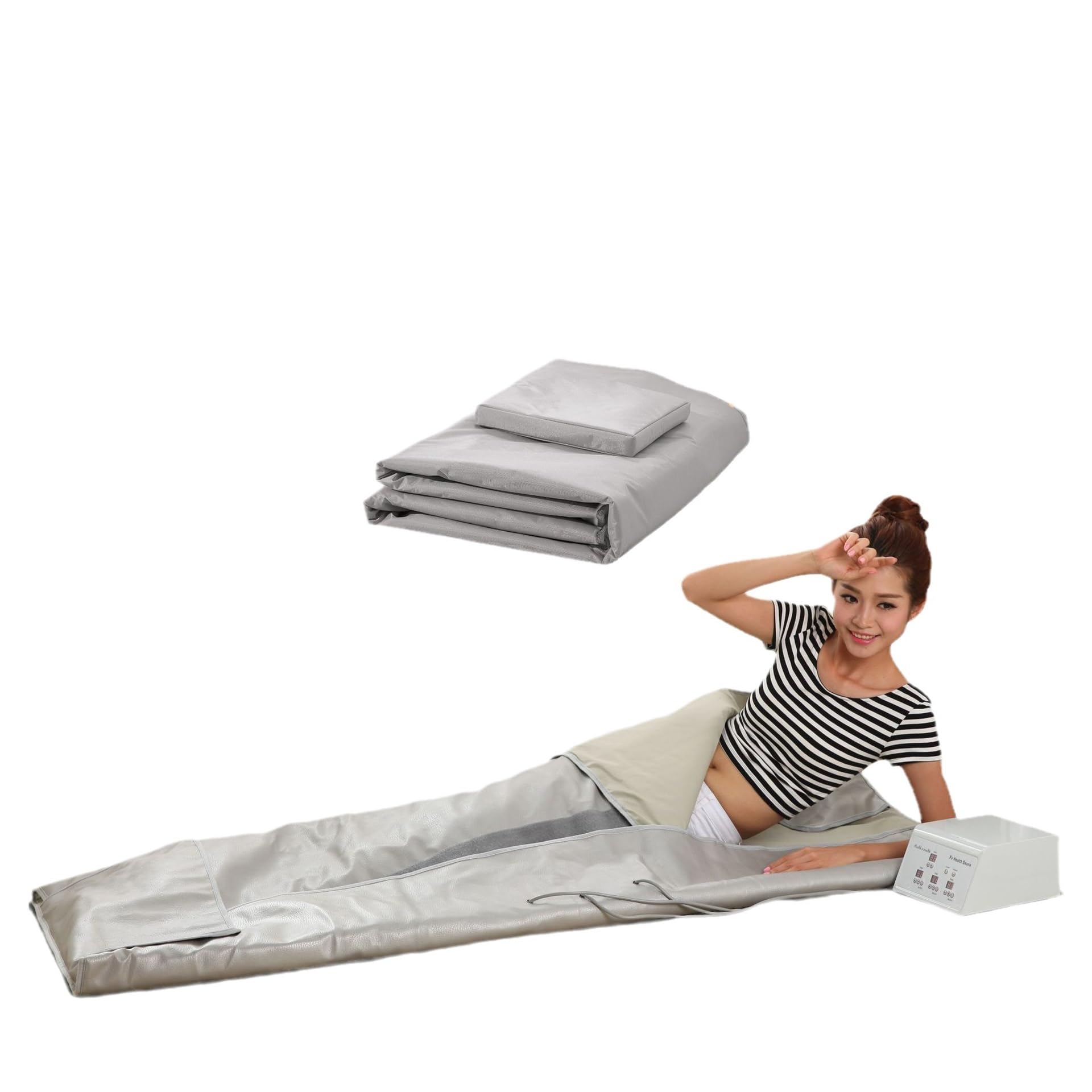 Sauna da casa, Coperta for sauna a infrarossi lontani 3 zone, coperta for sauna FIR for la perdita di peso for la forma fisica dimagrante e fitness for le donne