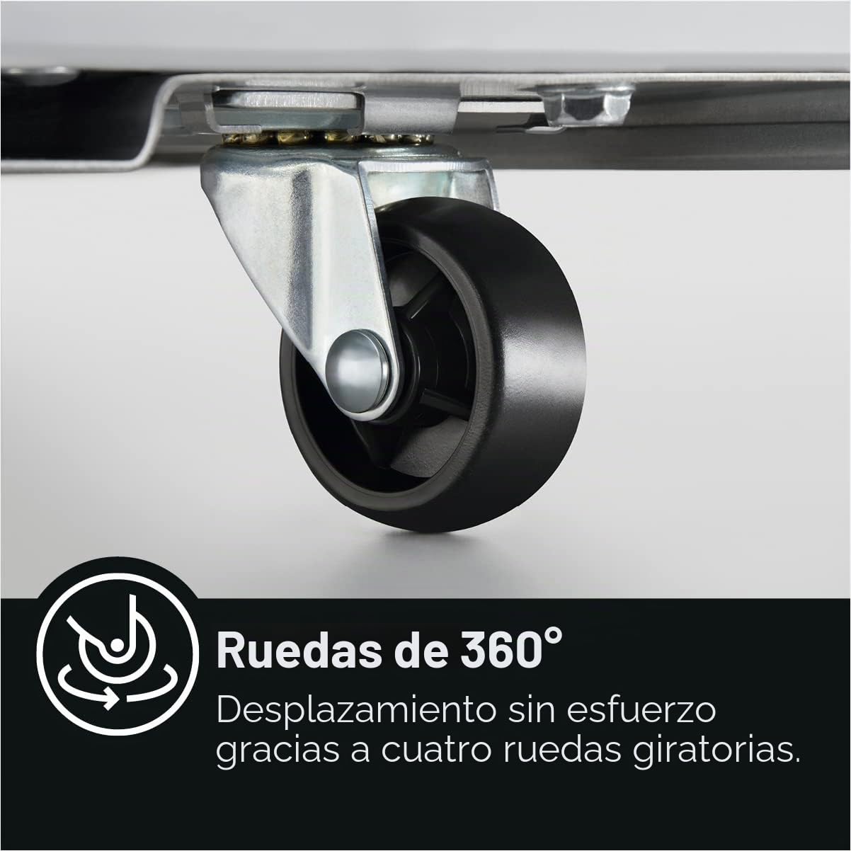 AEG AHB531D1LW - Congelador (308 L, clase de eficiencia D, baja emisión de hielo, alarma de temperatura y ruedas)