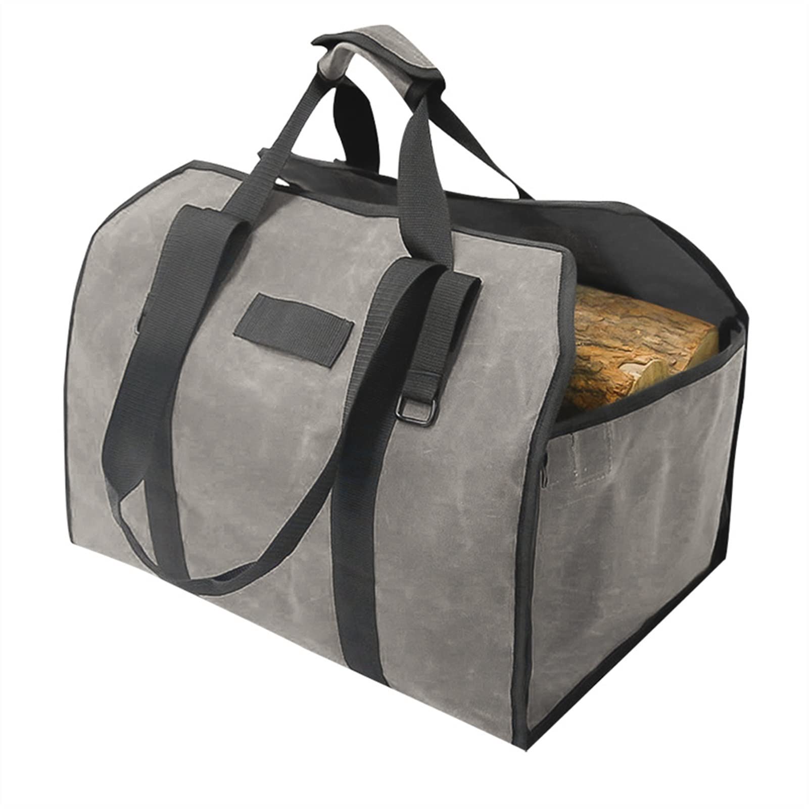 Canvas Firewood Log Carrier, Canvas Firewood Tote Bag Multicolor Indoor Outdoor Camping
