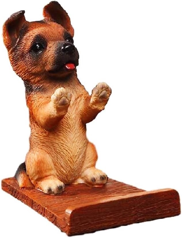 Yooce Puppy Dog Cell Phone Stands Pet Smartphone Holder for Desk Wolf Dog