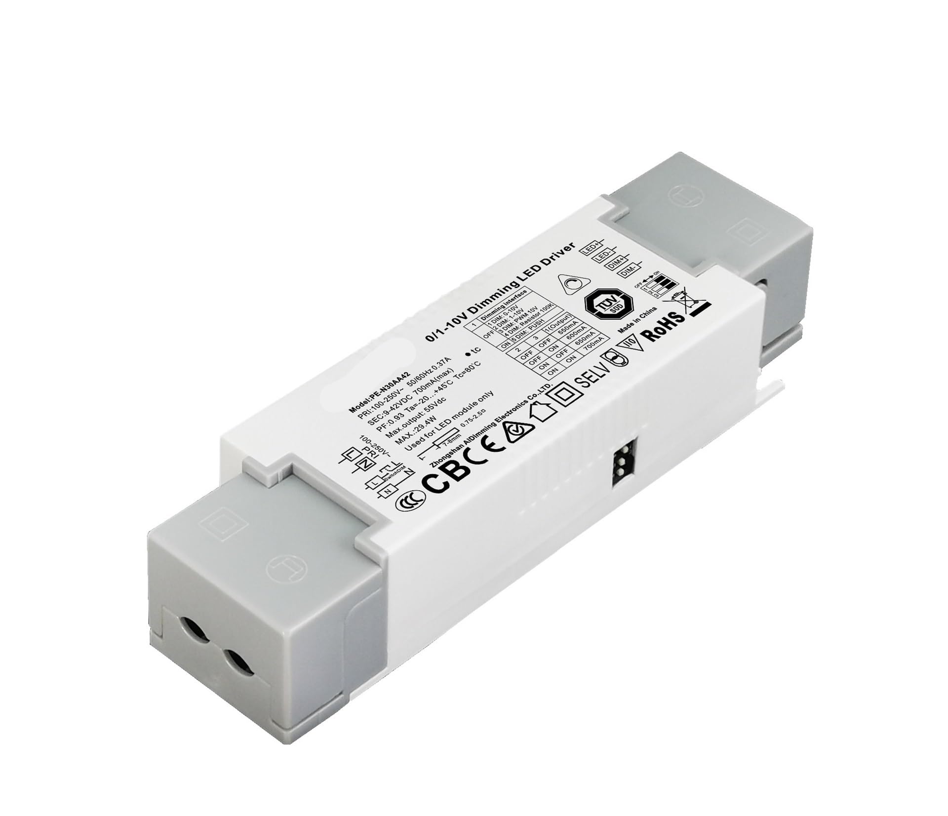 Alimentation Couleur N30ACA pour Gradation Numérique 0-10V de vos Ambiances Lumineuses