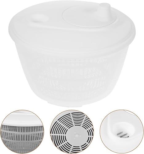 Miniatura 4 de 1pc deshidratador de verduras cesta de verduras ensalada secadora arroz lavado ensalada colador lechuga alimentos deshidratador frutas y verduras