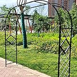 ? Costruisci un giardino da sogno: come una bella aggiunta al giardino. Mettilo all'ingresso, vicino al marciapiede o ovunque tu voglia. Puoi utilizzare diversi archi fianco a fianco per creare una bella passerella, un gazebo da giardino che si sente fresco anche in estate. Quando tutti i tuoi fiori sono in fiore, questo può essere un luogo accattivante per il tuo patio o patio in giardino.