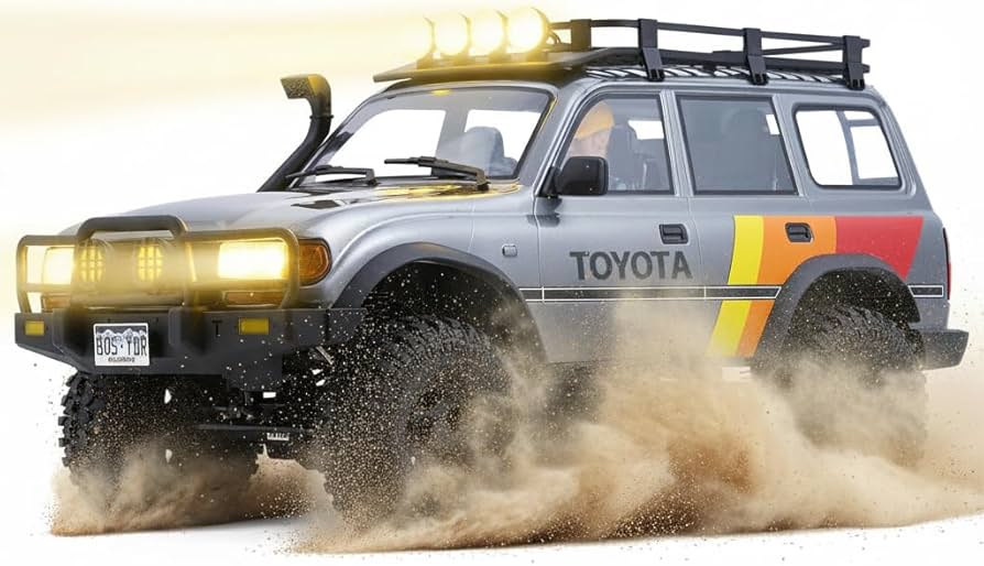 ホビーラジコン FMS 1:10 FCX10 TOYOTA LC80 LAND CRUISER FMS 1:10 FCX10 LC80 Toyota Land Cruiser 80 RS