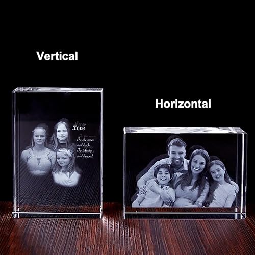 Miniatura 3 de Marcos de fotos 2D3D personalizados con cristal, marcos de fotos personalizados, regalos de fotos personalizados para mujeres, esposa, hombres,
