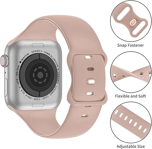 Miniatura 9 de Bandiction Compatible con Apple Watch Series 3 de 1.496 pulgadas, Series 5 de 1.496 pulgadas, 1.575 pulgadas, 1.614 pulgadas, 1.654 pulgadas, 1.732