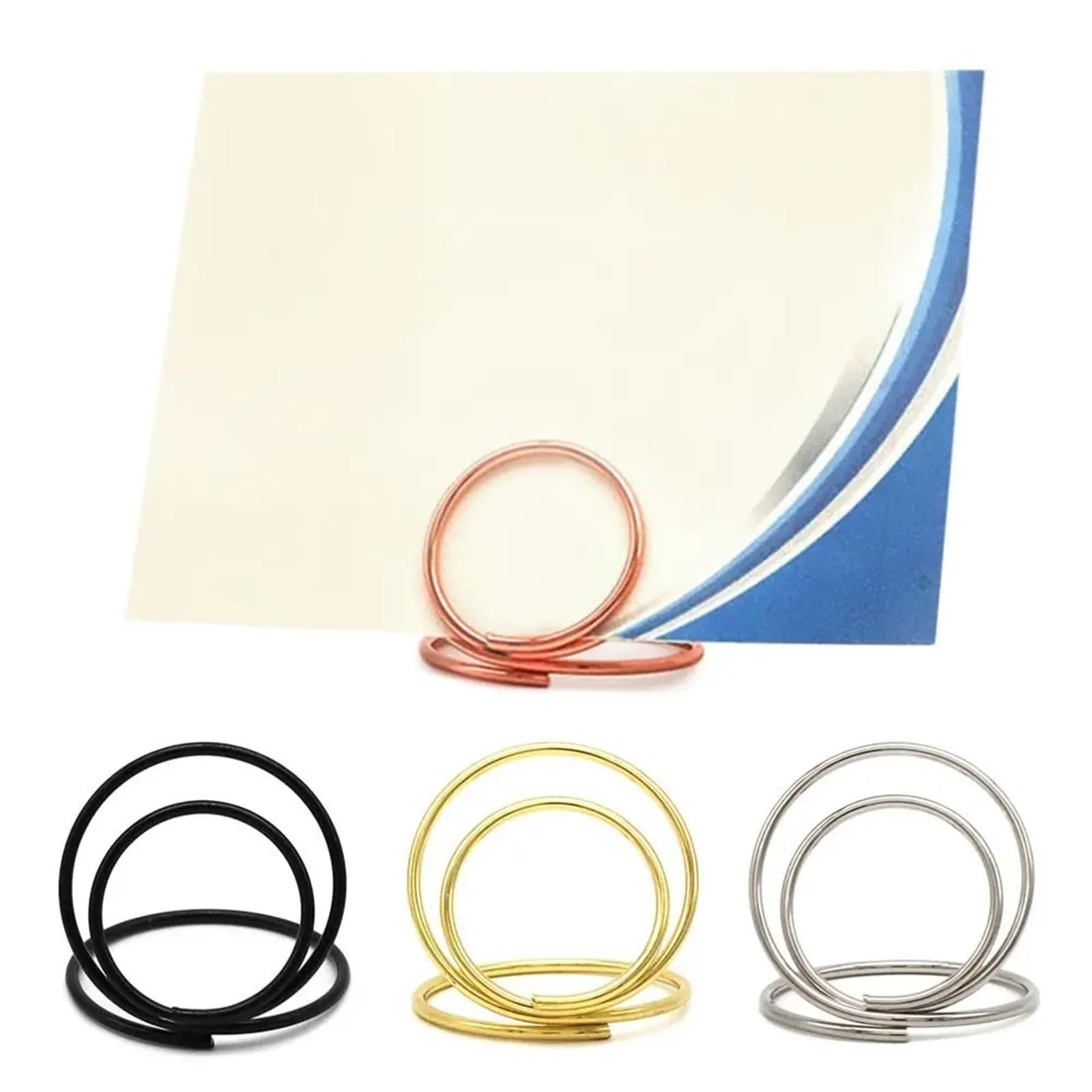 30 soportes para números de mesa, soporte para nombre, etiqueta de asiento, foto (dorado)