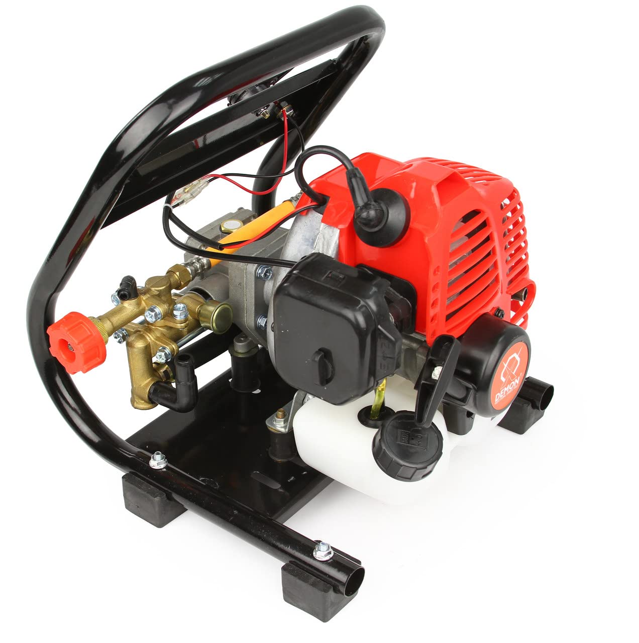 Atomizzatore Irroratore Nebulizzatore a Scoppio | Motore a 2 Tempi | 25 bar | 12 L/min | Tubo Lancia 10 m | Pompa Motopompa Diserbo