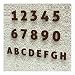 Produktbild Colours-Manufaktur Hausnummer Modern 0-9 und A-H *Made IN Germany* viele Größen wählbar (20 cm, RAL 8016 mahagonibraun [braun] glänzend)