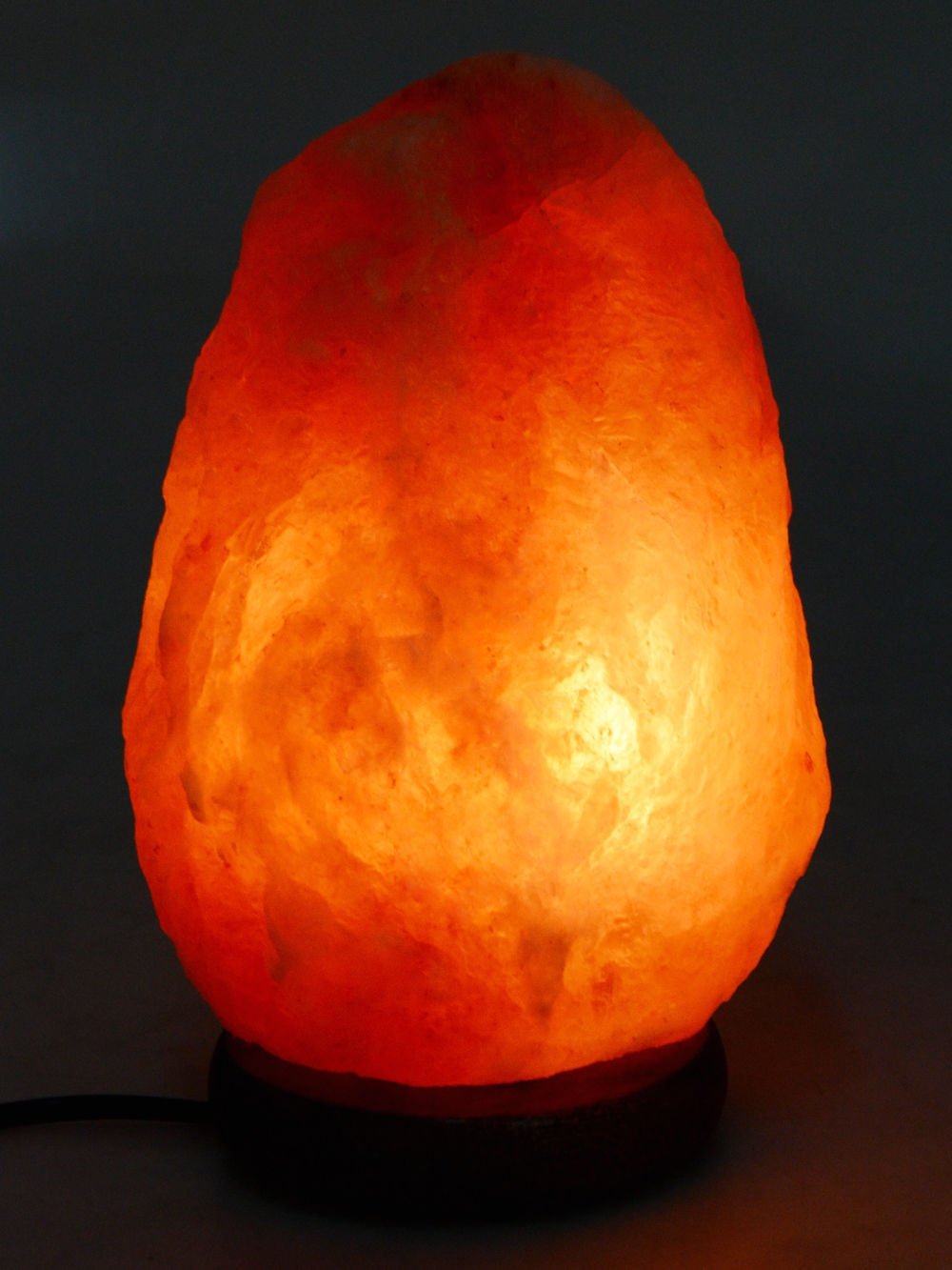 Large Himalayan Rock Salt Table Lamp with Cord & Bulb 13-14 LBS Natural Ionic Air Purifier Night Light HUGE