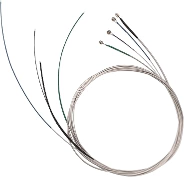 LUTER 4/4 Cello String Universal Set Classic Silver String ADGC Steel Core with Nickel-Plated Ball Head for Cello Instrument