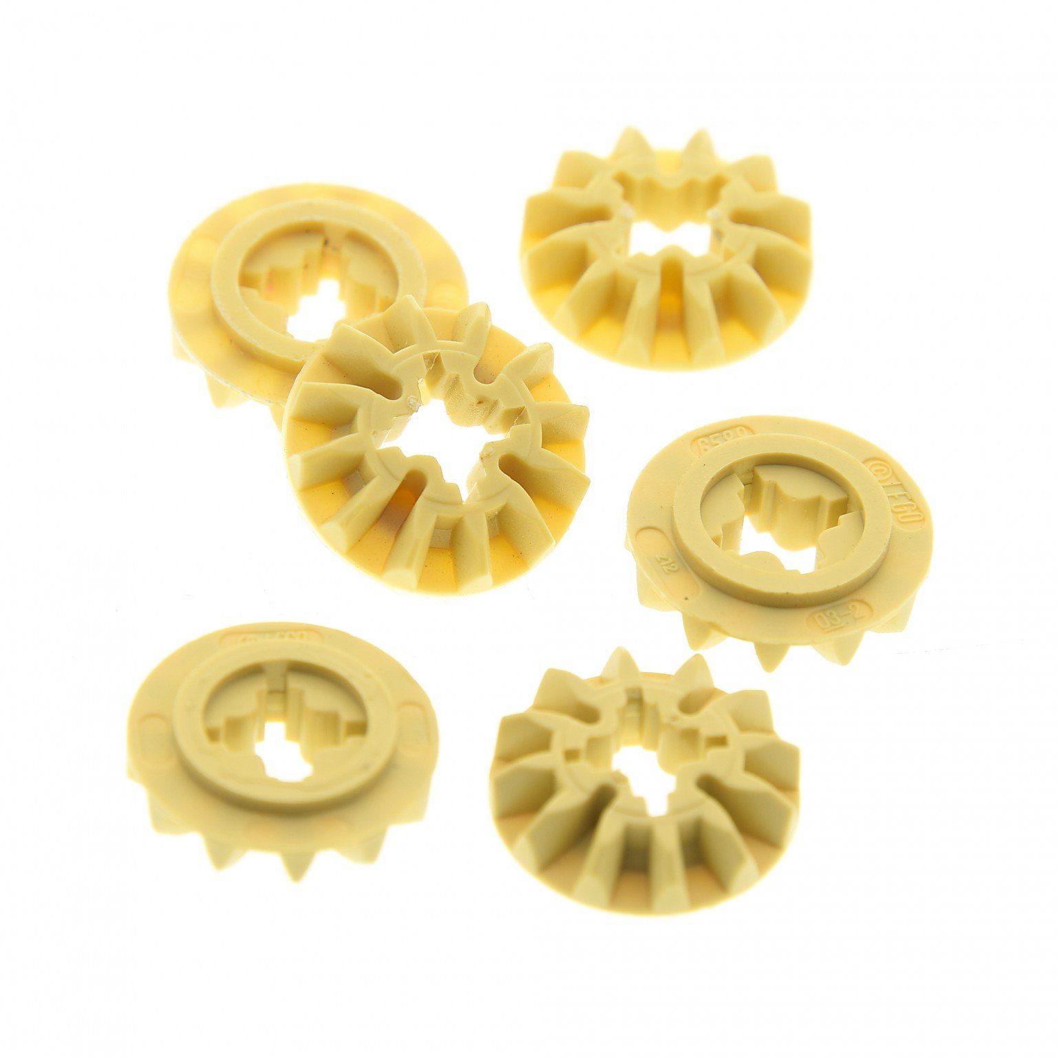 LEGO 6x 6589 Technic Gear 12 Tooth | Tan : Amazon.co.uk: Toys & Games