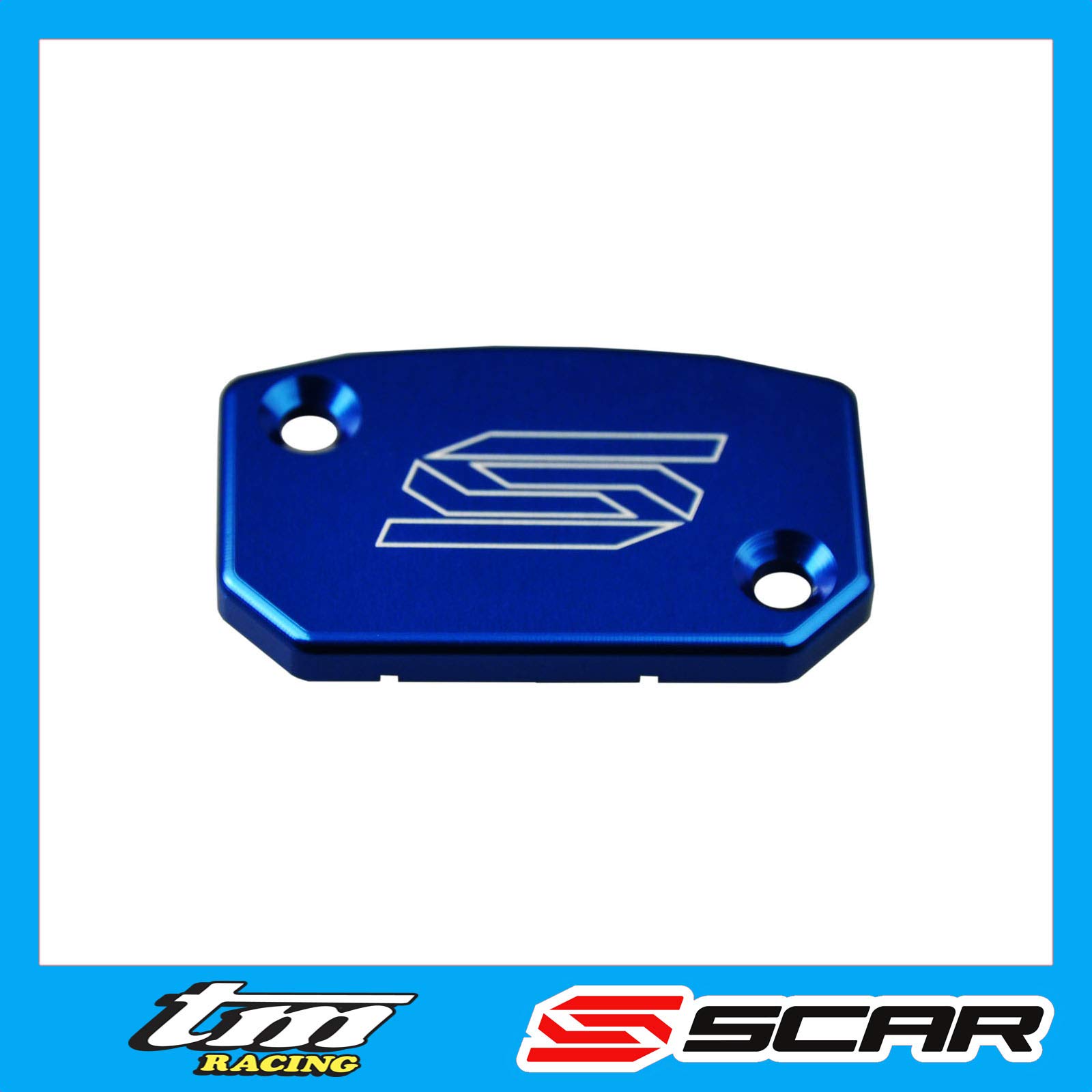 SCAR Coperchio Vaschetta Olio Frizione Compatibile con TM BREMBO JUNIOR MX/EN 85 144 250 300 450 10-22 - Blu