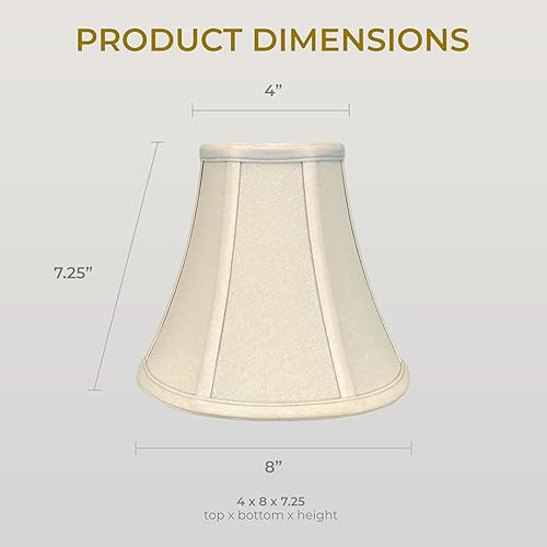 Vista 115 de Royal Designs, Inc. True Bell - Pantalla básica para lámpara Negro - 2 Pack