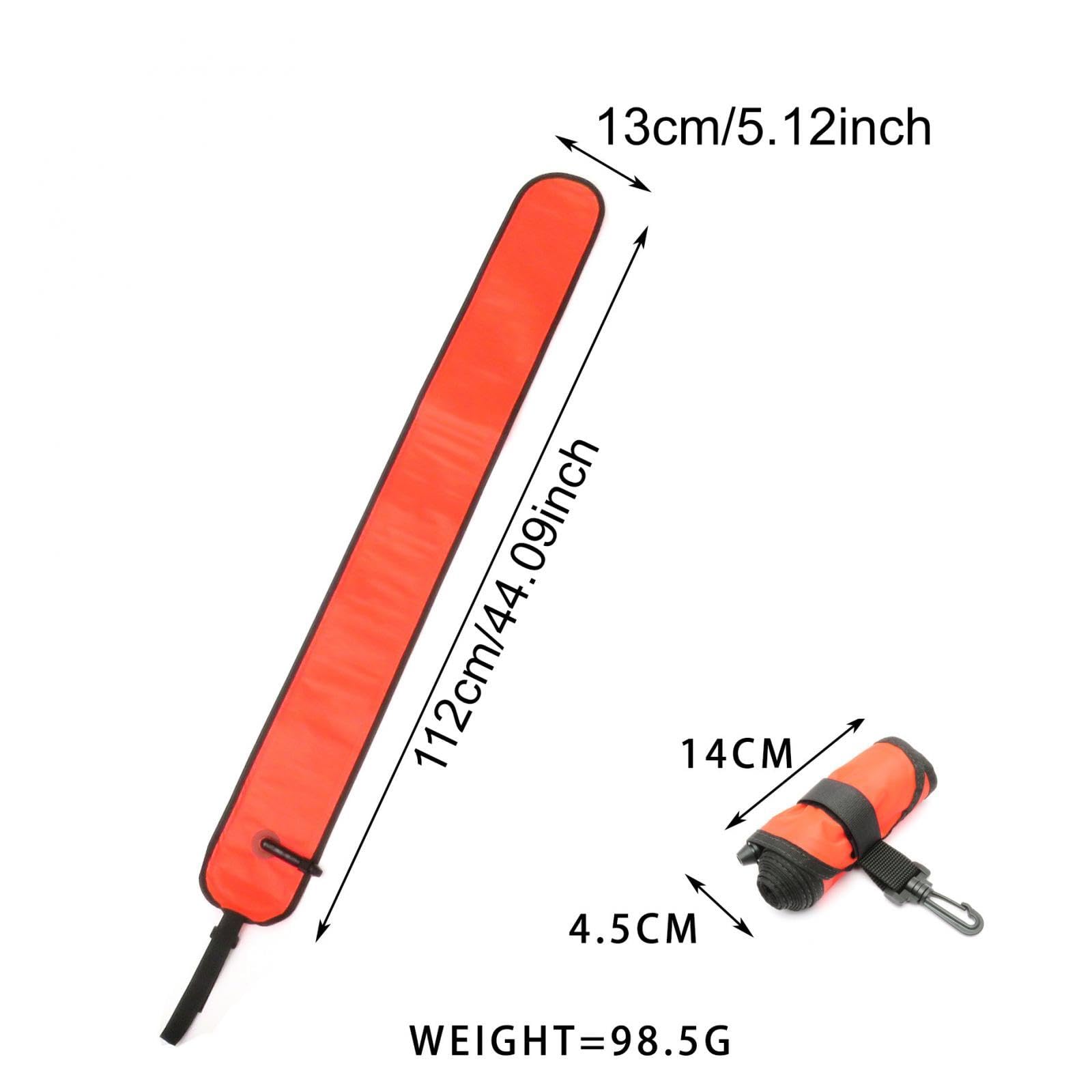 Surface Marker Buoy Taucher Schwimmkörper Aufblasbare Signalboje mit Multifunktionalem Design aus Nylon zur Markierung von Tauchern für