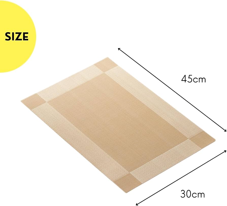 Amazon.co.jp: ランチョンマット プレースマット PVC 撥水 シルバー