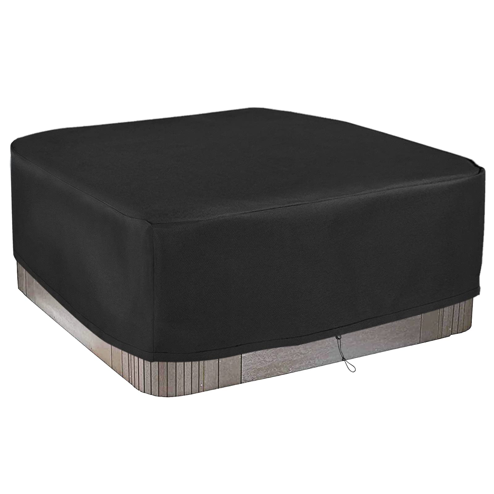 Schleuder 420D Oxford Fabric Garden Hot Tub Cover Waterproof Dustproof UV Protection for Outdoor Spa Bathtub