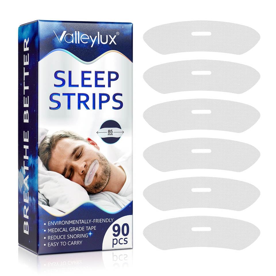 90 Strips Anti Snoring Nasal Strips I Reduce Mouth Dryness Breathing Anti Snoring Strips to Improve Sleep Aids Snoring Reduction