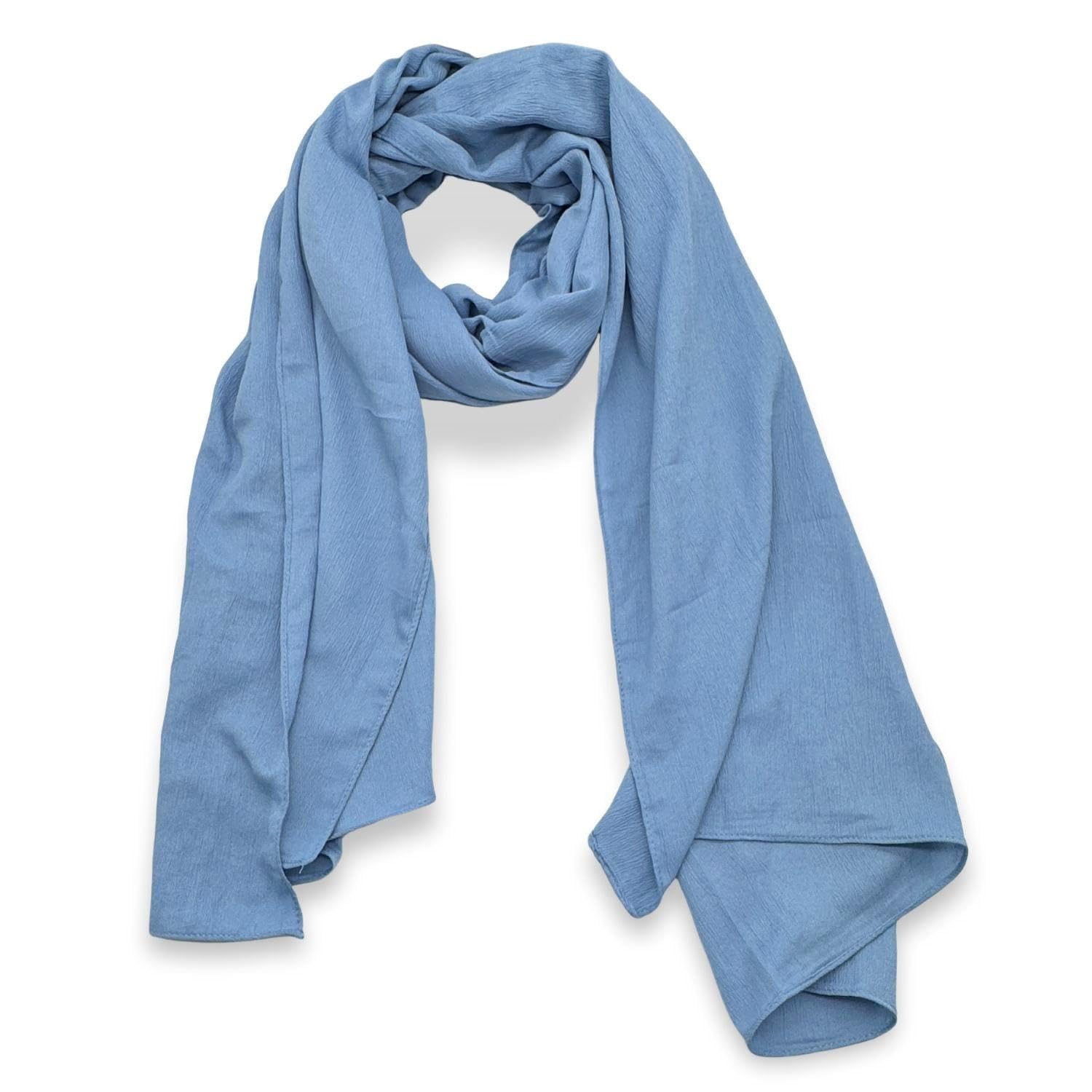 Cotton Linen Blend Fashion Scarf, travel scarf，Soft Breathable Fabric, Multiple Colors