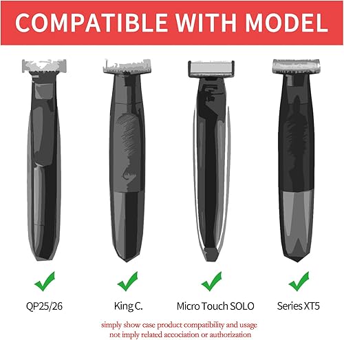 Miniatura 7 de LinMei Estuche rígido compatible con una cuchilla recortadora, organizador de viaje para QP2520, QP2530, QP2620, QP2630 afeitadora eléctrica facial