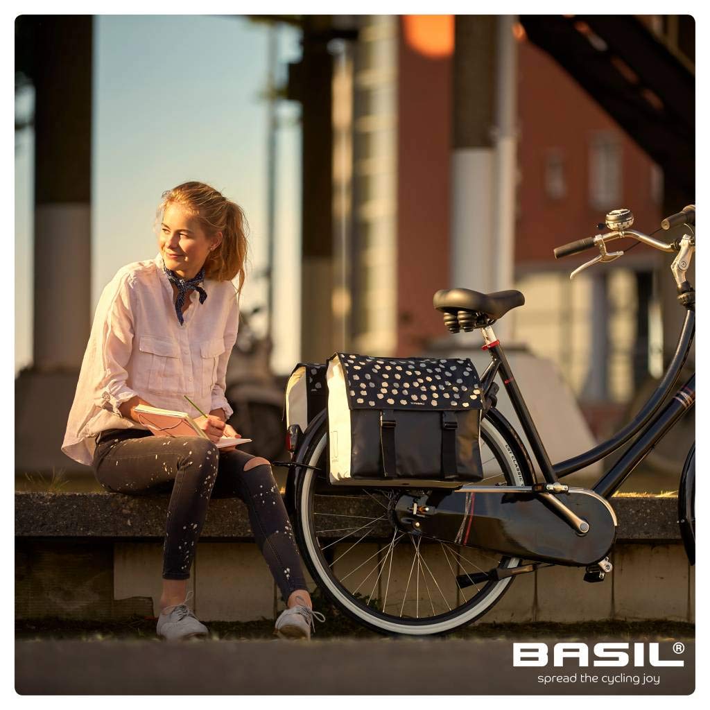 Urban Load 48-53L - Basil - Sacoche vélo Double - Gris