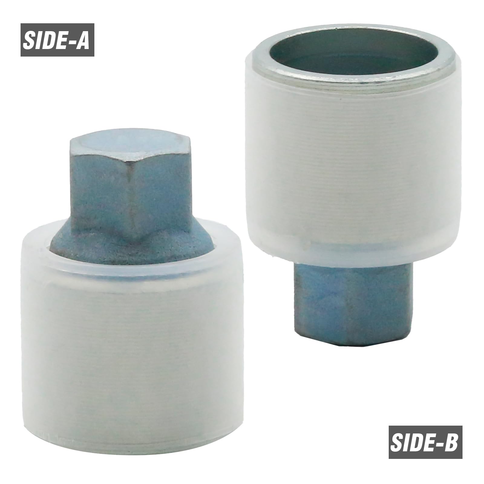 Hoypeyfiy 4F0689139C 814 Clé antivol pour écrou de roue de voiture, clé de remplacement robuste pour clé A-D numéro 814, lettre Q