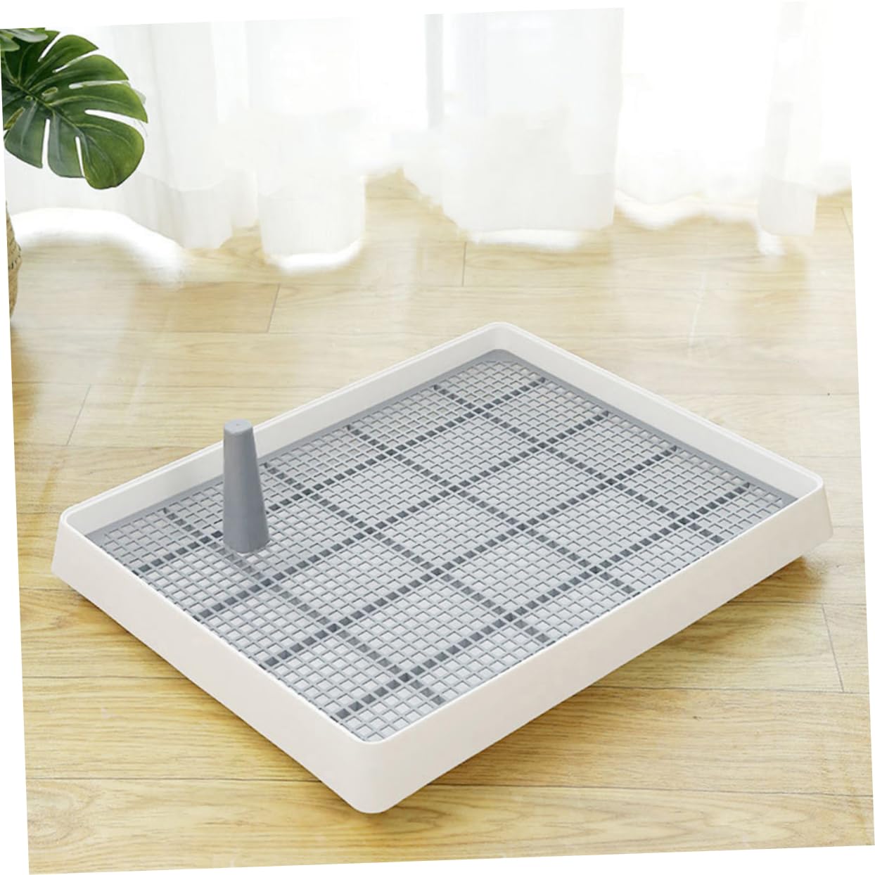 HANABASS Splashproof Dog Urine Pot Dog Pee Pads Washable Puppy Training Large Space Easy Cleaning