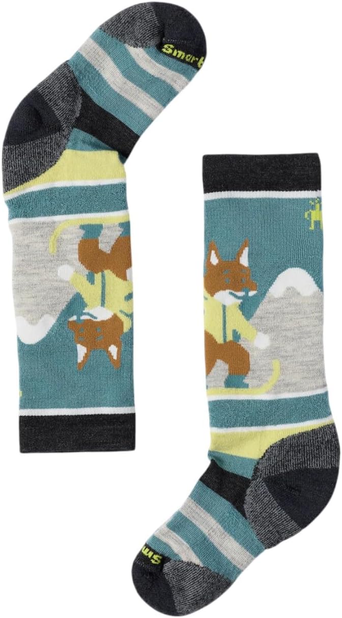 Smartwool Unisex Kids Kids' Wintersport Full Cushion Fox Glade Over the Calf Socks (Little Kid)