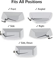 Vista 5 de Korky StrongARM - Manija y palanca de inodoro de metal, universal para adaptarse a inodoros delanteros, angulados, laterales, izquierdo y derecho