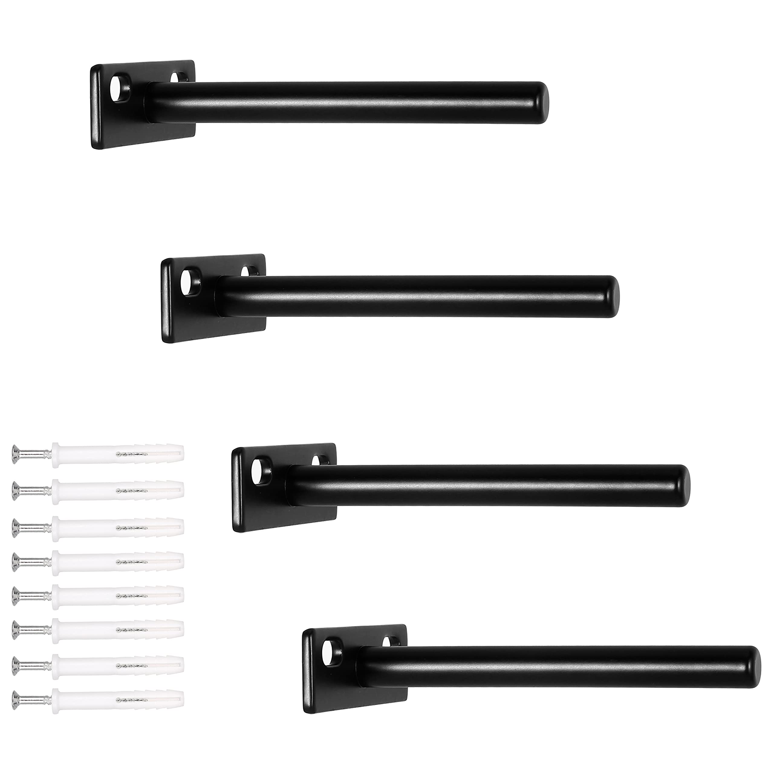 Buy 4 Inch Hidden Shelf Brackets, Heavy Duty Shelving Bracket Solid