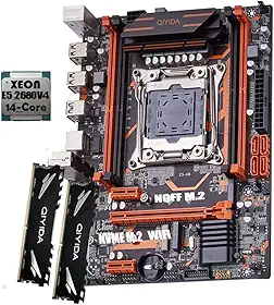 Kit PC Gamer X99 Gaming + Xeon E5 2680v4 14 Núcleos (Ryzen 5 5600) + 32GB DDR4