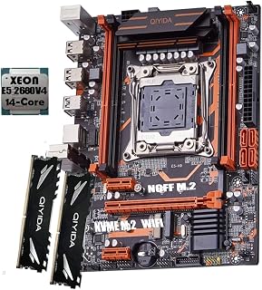 Kit PC Gamer X99 Gaming + Xeon E5 2680v4 14 Núcleos (Ryzen 5 5600) + 16GB DDR4 (2x8) 3200MHz