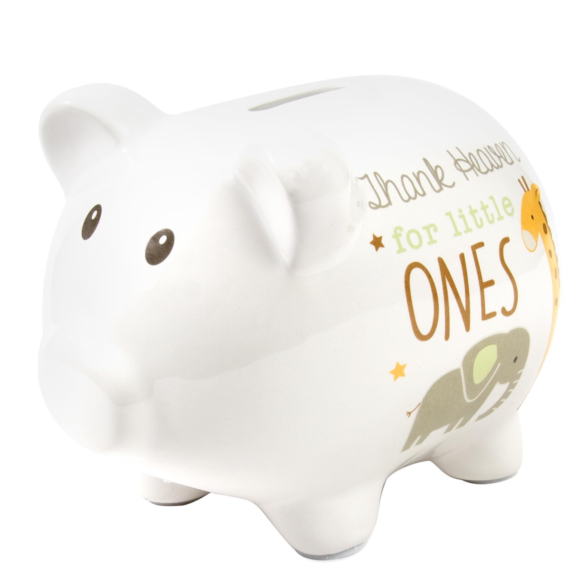 Baby Essentials My First Piggy Bank, Baby's First Piggy Banks for Boys and Girls (Thank Heaven Animals)