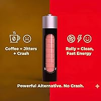 Vista 4 de Mentas de cafeína de Rally, 60 miligramos de cafeína, energía instantánea, mentas con cafeína de aliento fresco, 0 azúcar, sabor a canela