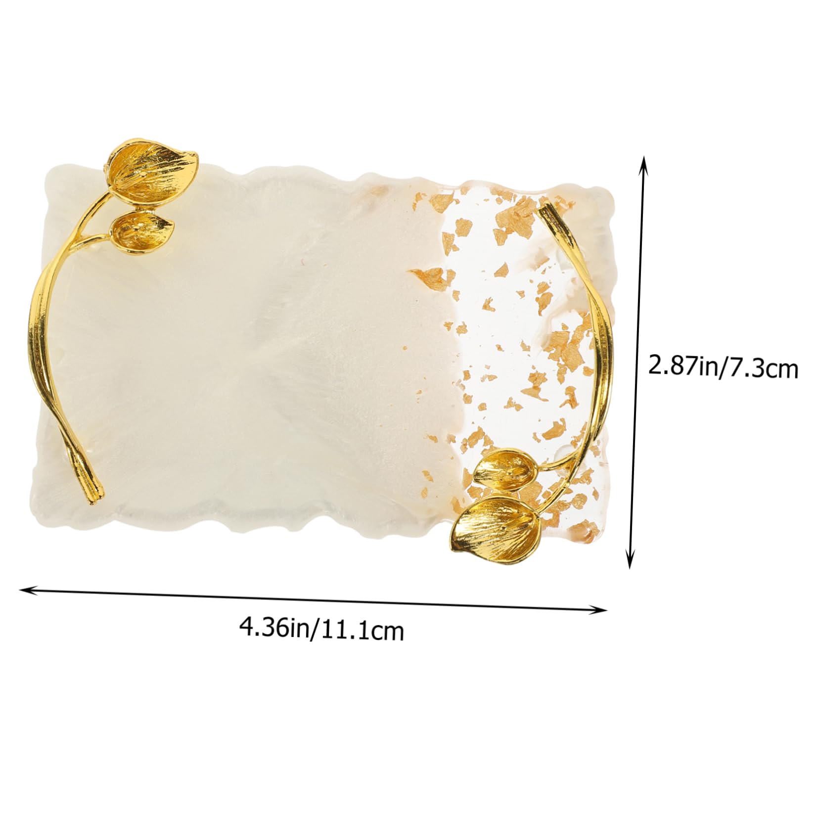 Mikinona Nail Art Supplies Resin Pallet Anti-slip Base for Blending Nail Polish Makeup