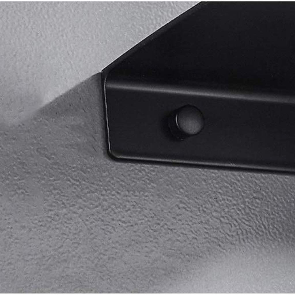 Portarotolo di Carta Montato a Parete, Resistente alla corrosione, Spazio Antiscivolo, Bagno in Alluminio, Portarotolo di Carta igienica, Portarotolo di Carta Mobile, Nero