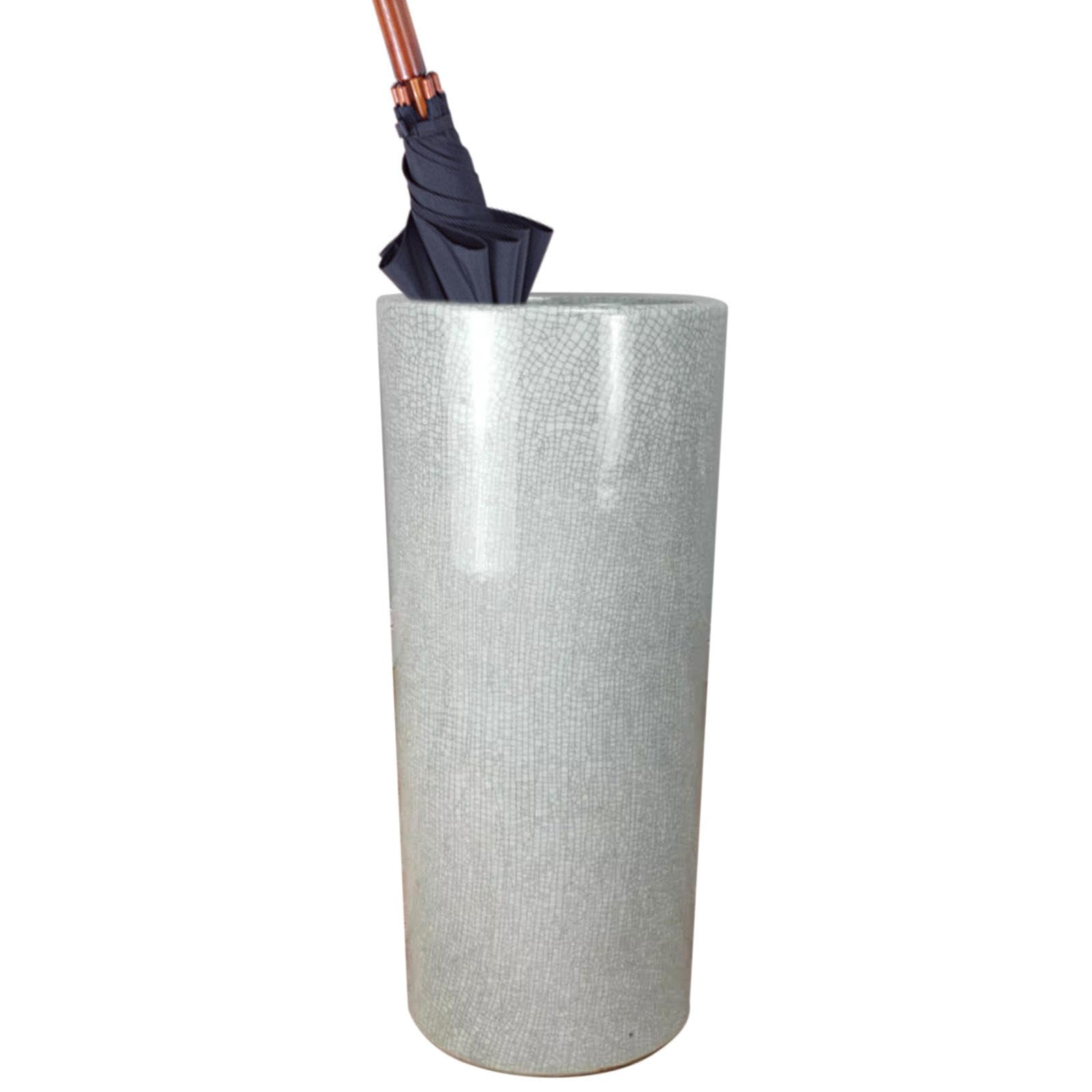 Amazon｜20インチ アンティークアイスクラックル釉磁器傘立て