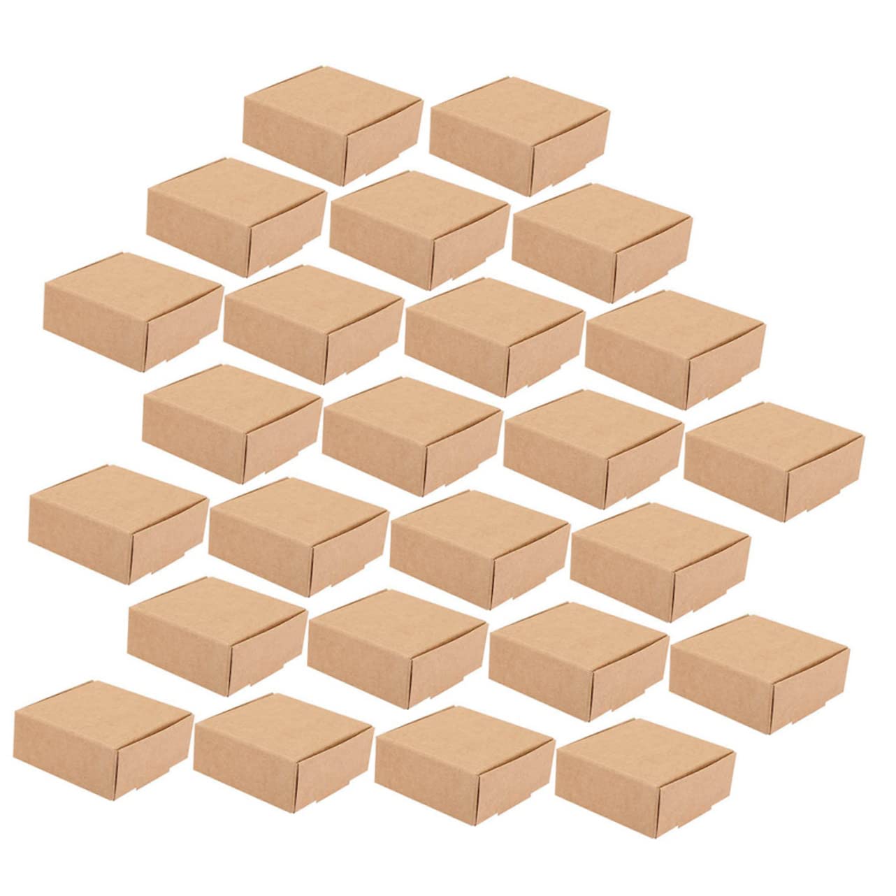 NUOBESTY 25pcs Boxes Packing Boxes Paper Boxes for Gifts Chocolate Gift Cupcake Boxes Mailing Supplies Shipping Soap Packaging Boxes Storage Boxes Paper Boxes Boxes Fog