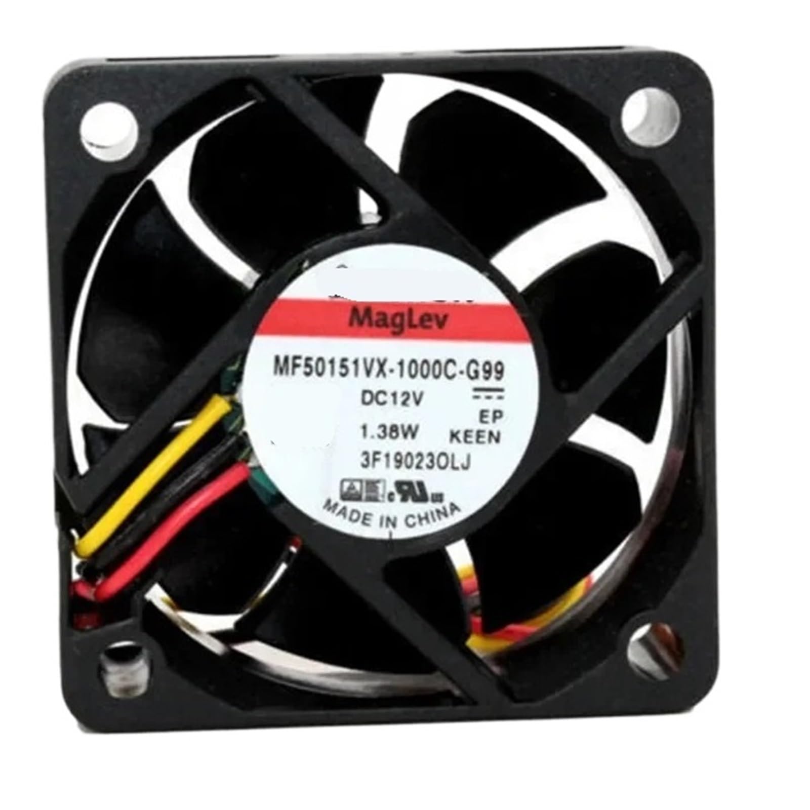 YMUGUEGH MF50151VX-1000C-G99 5015 12V 1.38W Fan 5Cm 3-WIRE