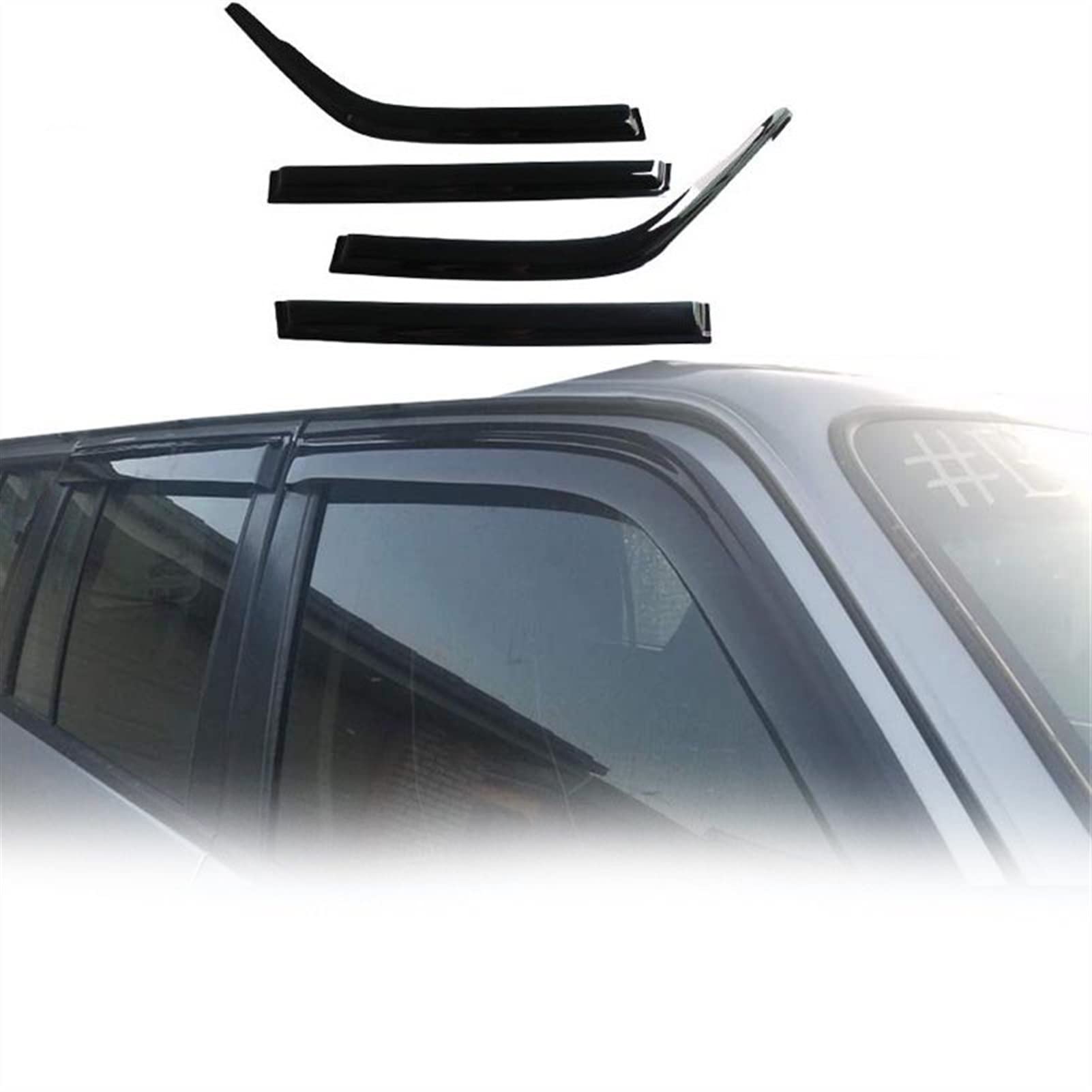 Visière de fenêtre latérale Nissan Patrol Y61 pour stopper la buée et la pluie