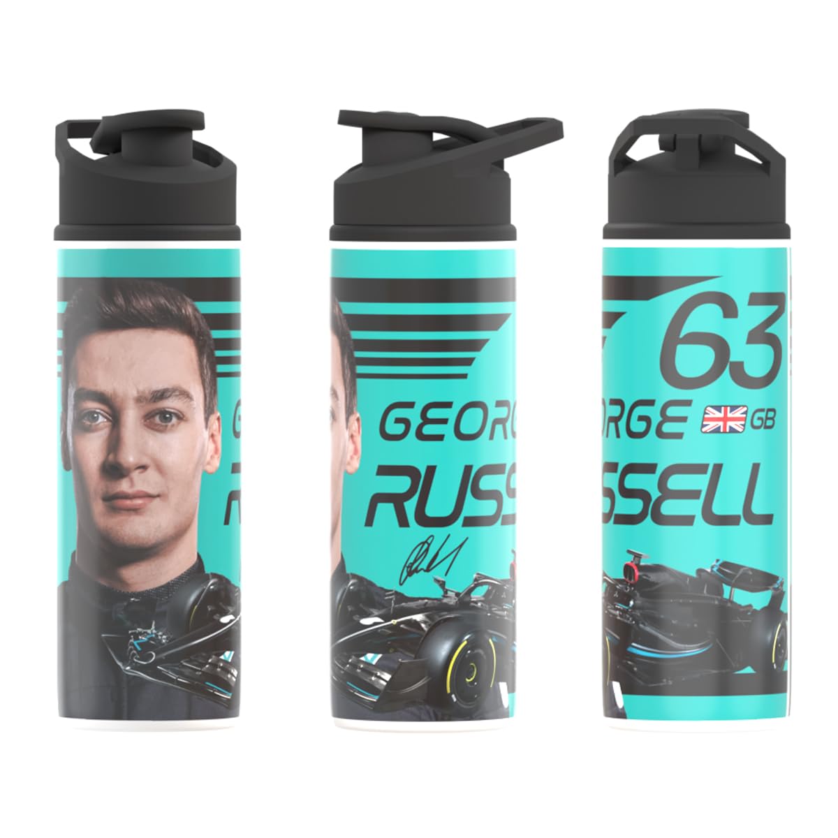 Partisan George Russell Aluminium Water Bottle - 750ml
