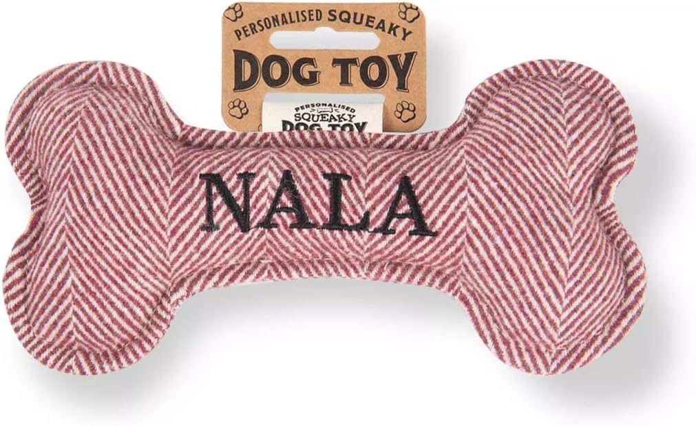 History & Heraldry Squeaky Bone Toy [Names L – Z] Nala