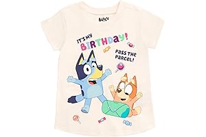 Bluey Bingo Valentine's Day July 4th Halloween Christmas Birthday T-Shirt Toddler to Big Kid