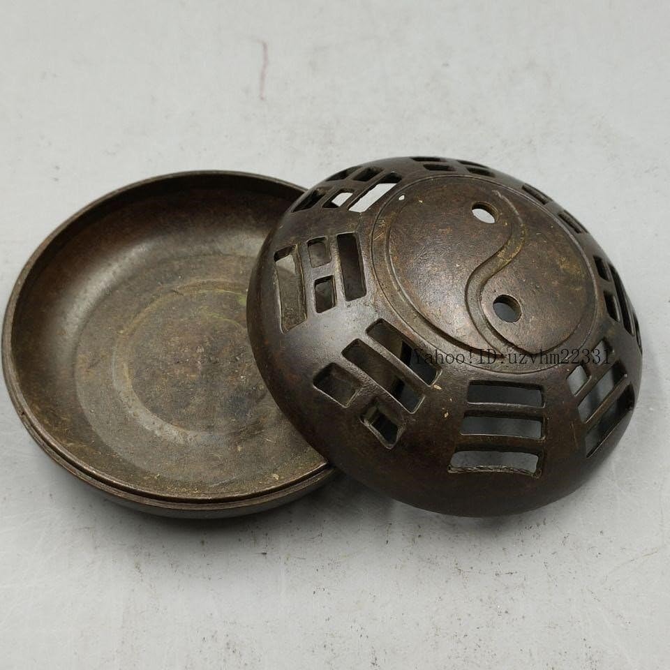 八卦香炉 太極禅意香炉 置物 工芸品 美術品 置物 銅器 八卦禅意