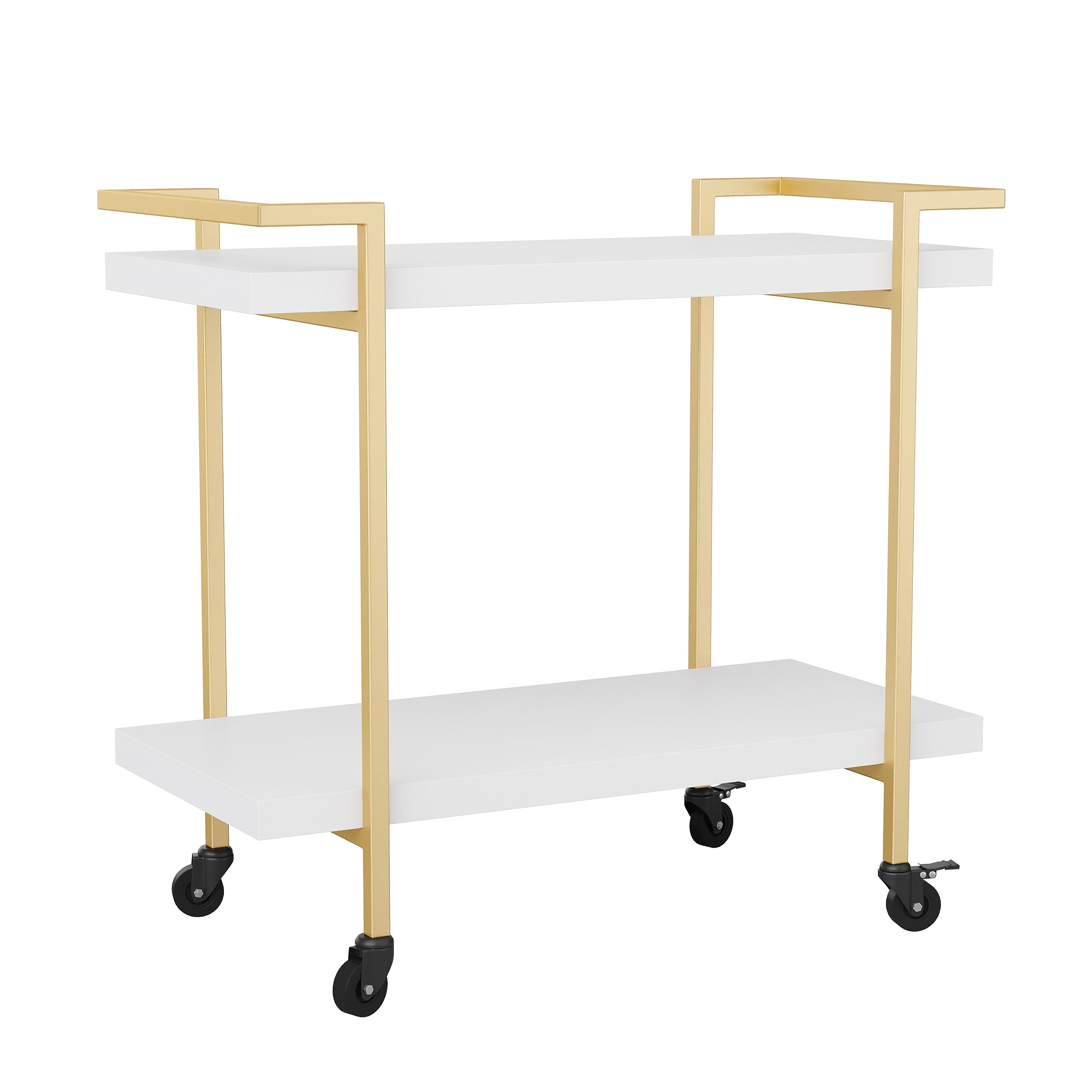 Amazon.com: Martha Stewart Liam 2-Tier Mobile Office Storage and