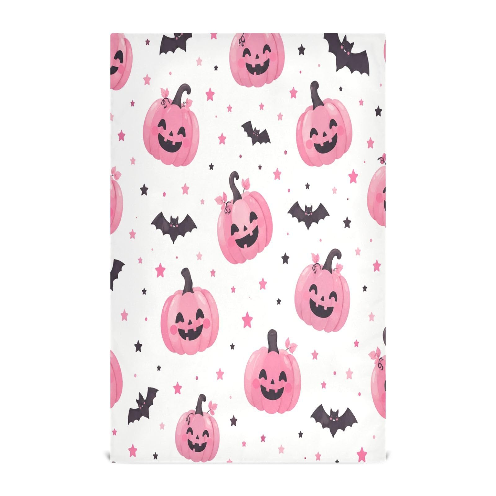 Cgiub Hallowwen Pumpkins Tea Towels for Kitchen 4pcs Soft Kitchen Towels Absorbent & Quick Drying Dish Cloth for Household & Cleaning, 71.1x45.7cm