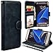 S7 Edge Case, Galaxy S7 Edge Wallet Case, UrSpeedtekLive Luxury PU Leather Flip Wallet Case Cover with Card Slots Magnetic Closer & Kickstand for Samsung Galaxy S7 Edge - Black