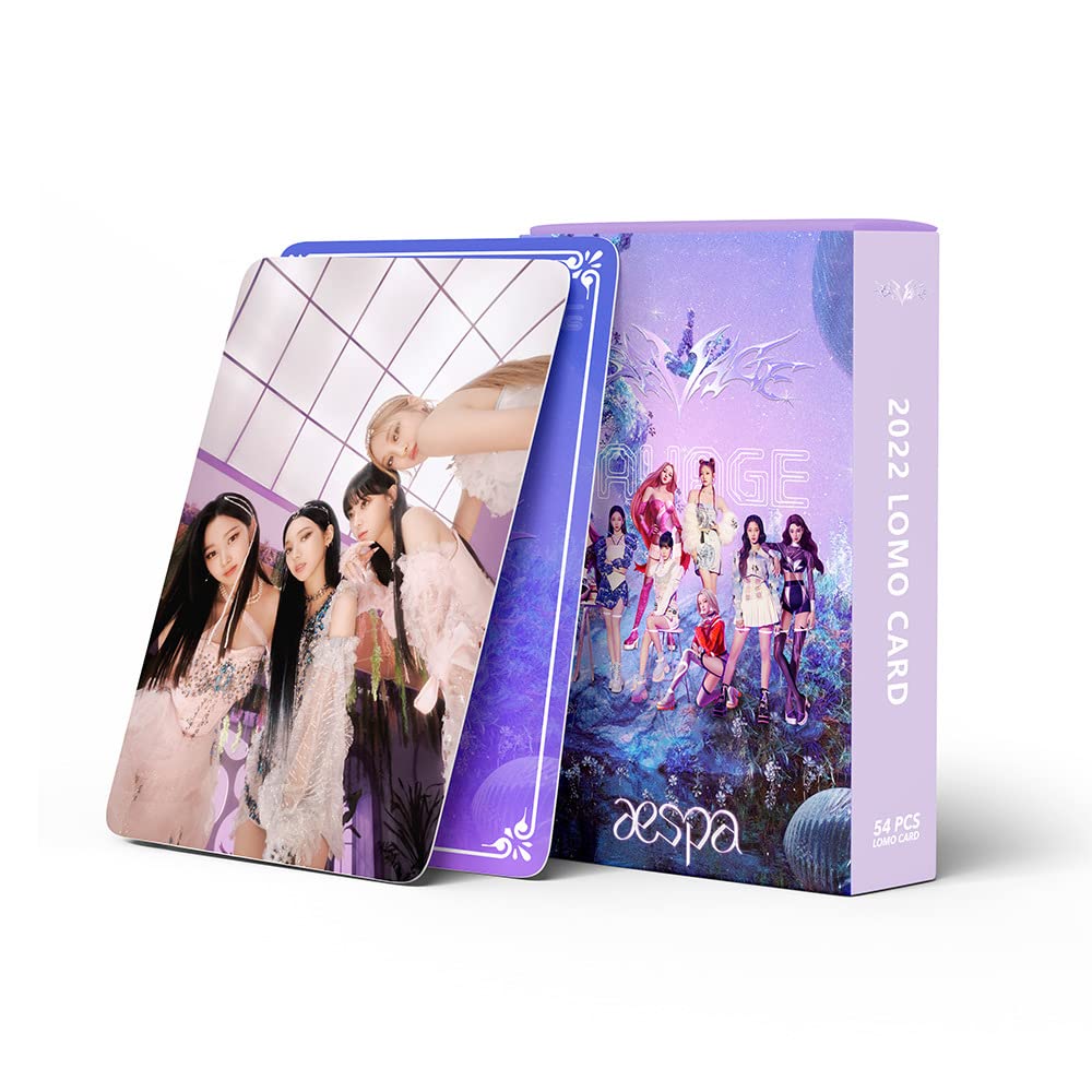 Photocards AESPA Savage 54PCS AESPA Savage Lomo Photocards AESPA Next Level 2022 Pour Cadeau Fan Kpop Album Photos Photocards AESPA Savage 54PCS AESPA Savage Lomo Photocards AESPA Next Level 2022 Pour Cadeau Fan Kpop Album Photos