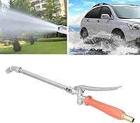 Vista 3 de Varitas de manguera de jardín, varita de lavado de alta presión de acero inoxidable, rociador portátil de manguera de jardín, pistola pulverizadora